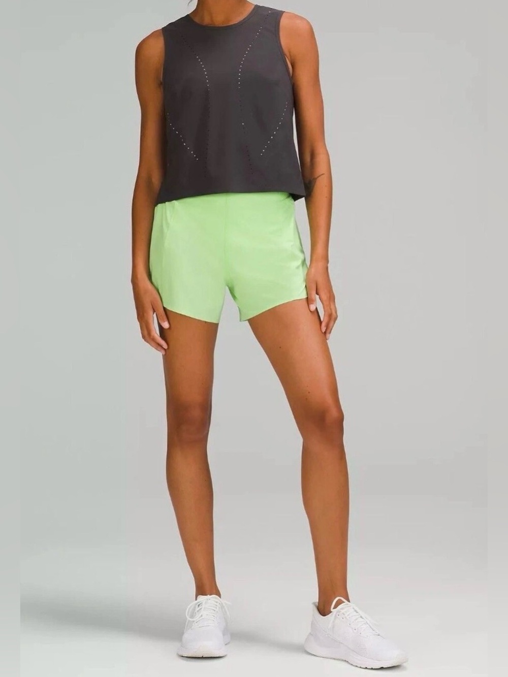 Lululemon Hotty Hot High-Rise Lined Short Special Edition Scream Green